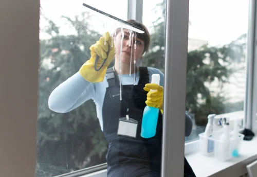 Nettoyage de vitres intérieures et extérieures à Belleu